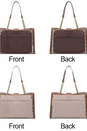 Purse Organizer Insert, Multi-Pocket Felt Bag Organizer For Handbag Tote Bag Purse Organizer