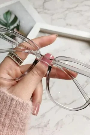 Blocking Glasses Cat Eye Clear Lens Ultralight Unisex Fashion Goggles Optical Spectacle Flat Lens Eye Protection Plain Glasses