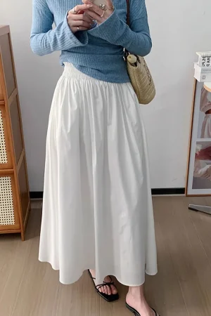 Elastic waist slim pants skirt summer and autumn leisure loose long skirt women's clothing