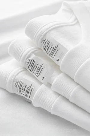 Spring Autumn 300g Heavy-duty Pure Cotton Long Sleeved T-shirt FLoose White Top Thick Base Layer Underneath for Men and Women