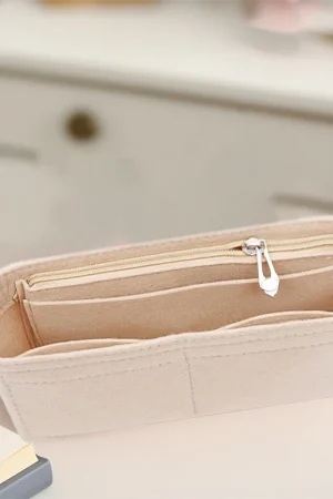 1PC Felt Insert Bag Fits For Longchamp Handbag Liner Bag Felt Cloth Makeup Bag Support Travel Portable Insert Purse Organizer